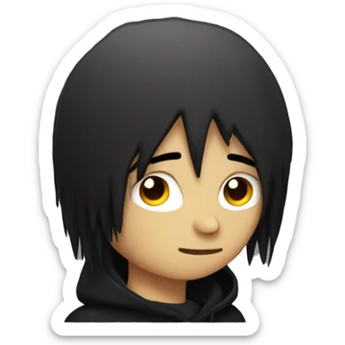 emo guy  sticker