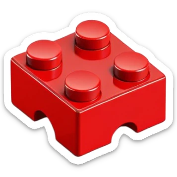 lego piece sticker