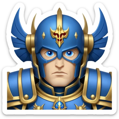 warhammer 40k Lord Commander Roboute Guilliman sticker