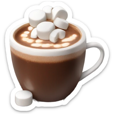 Hot Chocolate With Marshmallows  sticker