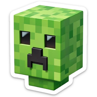 Minecraft Creeper sticker