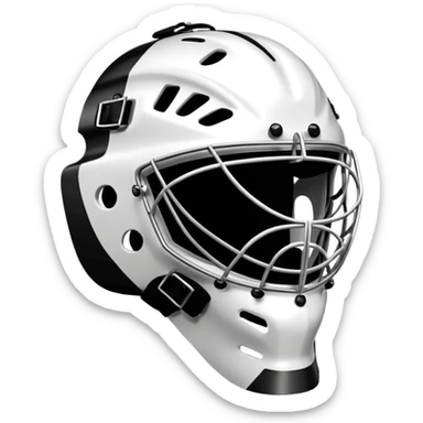 Masque de gardien de hockey sticker