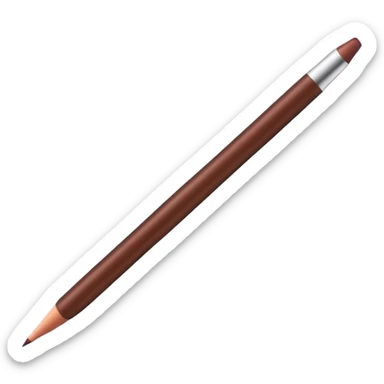 kylie cosmetics brown lip liner pencil sticker