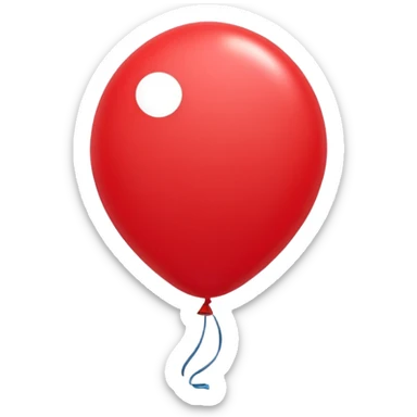 party decor  1 baloon  sticker