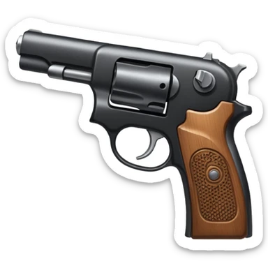 A handgun sticker