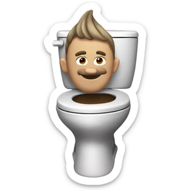 Skibidi toilet sticker