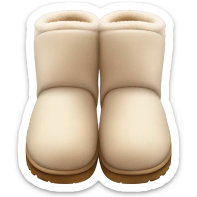 Ugg slippers sticker
