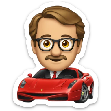 Erdoğan as a ferrari sticker