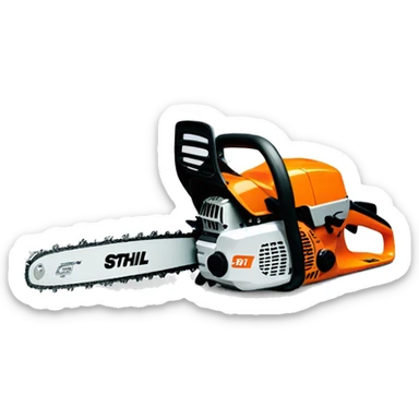 chainsaw "stihl" sticker