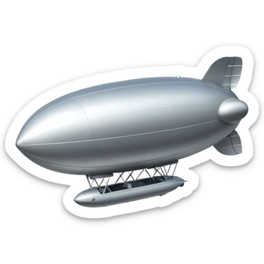 flying zeppelin  sticker