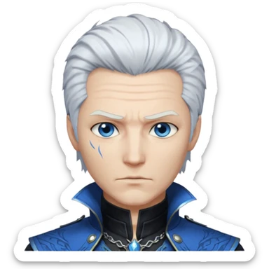 Vergil from DMC5 sticker