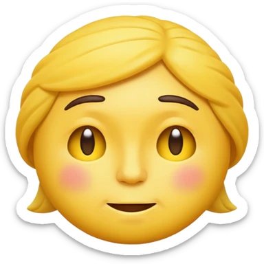 conceited emoji sticker