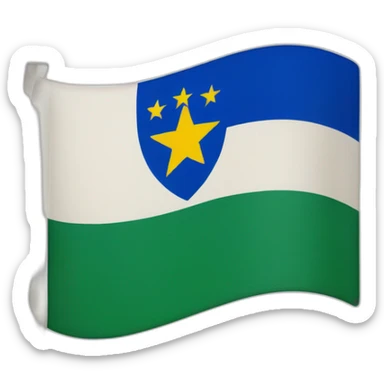 Old bosnian flag sticker