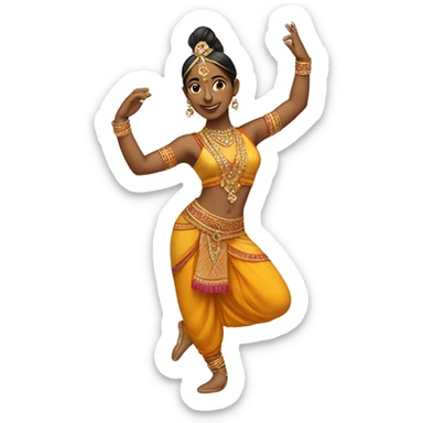 indian dancer sticker