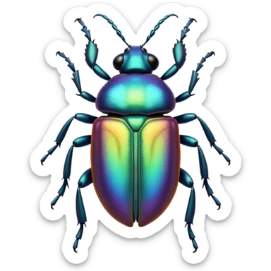 Beetle sticker
