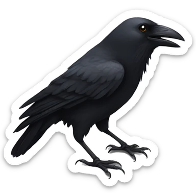 Crow sticker