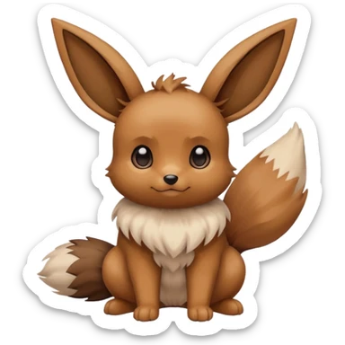 Eevee pokemon sticker