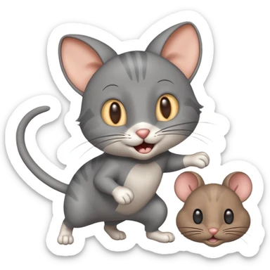 Tom and Jerry sticker