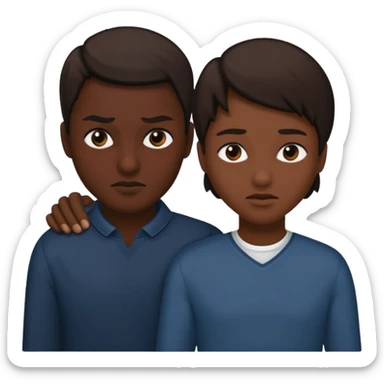 a situation in which someone pushes another person behind one's back sticker