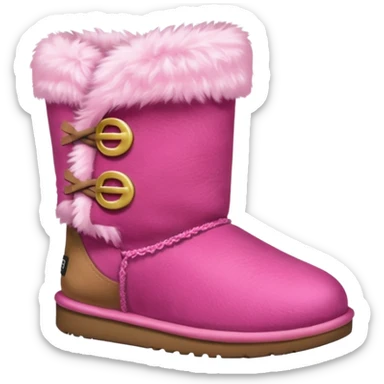 Pink uggs sticker
