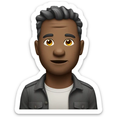 Man mixed with Rhino sticker