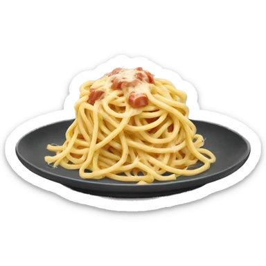 spaghetti carbonara sticker