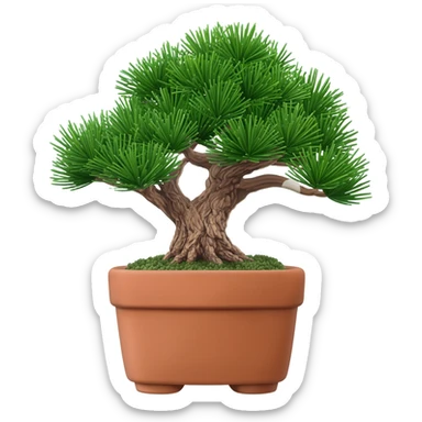 Bonsai tree sticker