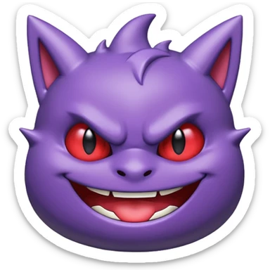 gengar chibi 2d emotes sticker
