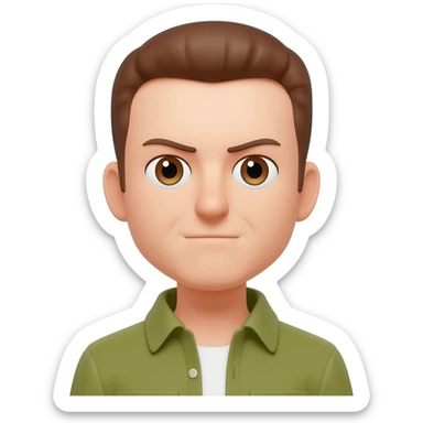 Face with squinting eyes emoji sticker