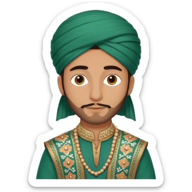 cool kashmiri guy sticker