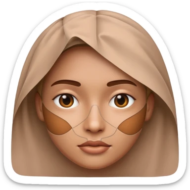 overlapping images, one realistic and one digital grid sticker