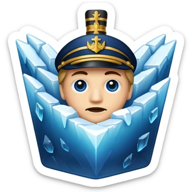 titanic emodji sticker