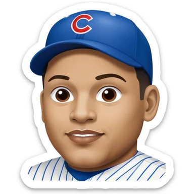 Sammy Sosa Chicago cubs sticker