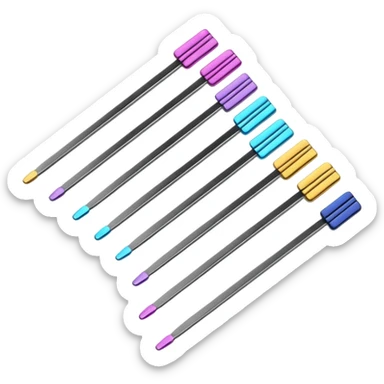 Bobby pins of different colour's  sticker