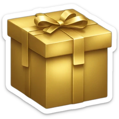 gold box sticker