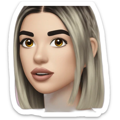 Dua lipa mayo de bain sticker