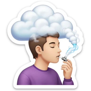 Vaping sticker