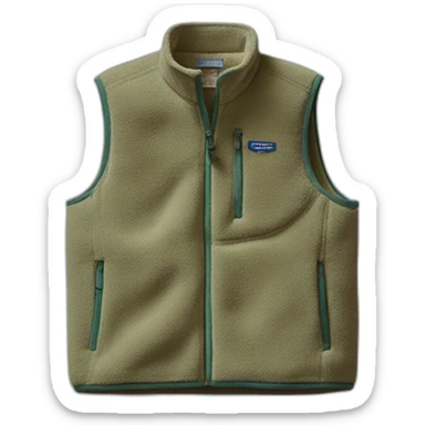 patagonia sweater fleece vest sticker