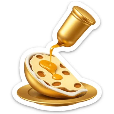 3D icon symbolizing gourmet taste and refined food experience, single object, modern and premium style, soft lighting, clean details, isolated, no background
 sticker