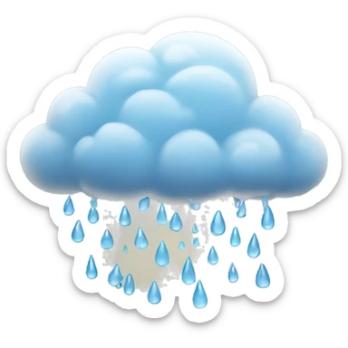 cloud rain sticker