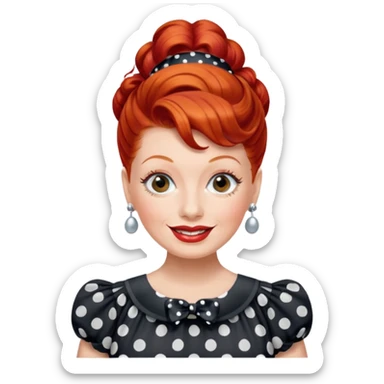 Lucille Ball sticker