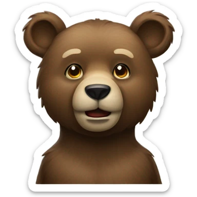 Bär mit Schleife  sticker