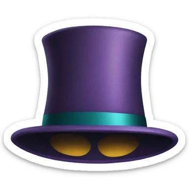New years hat sticker