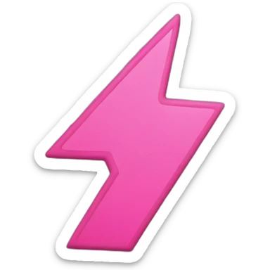 pink arrow going up sticker