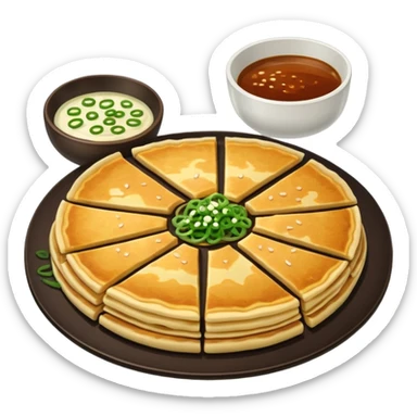 Korean pancake sticker