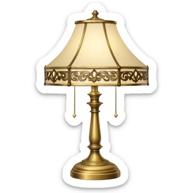 table lamp sticker