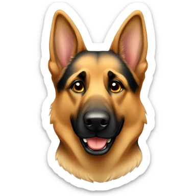 German shepherd  sticker