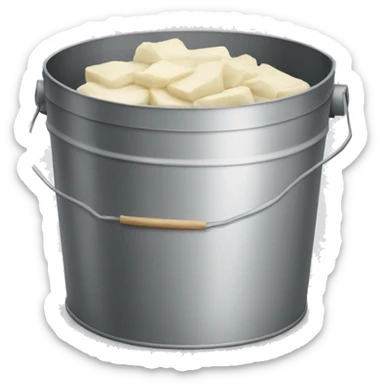 bucket of lard sticker
