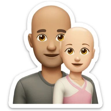 bald family sticker