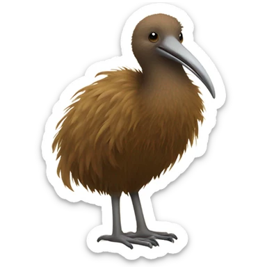 Kiwi bird in Auckland  sticker